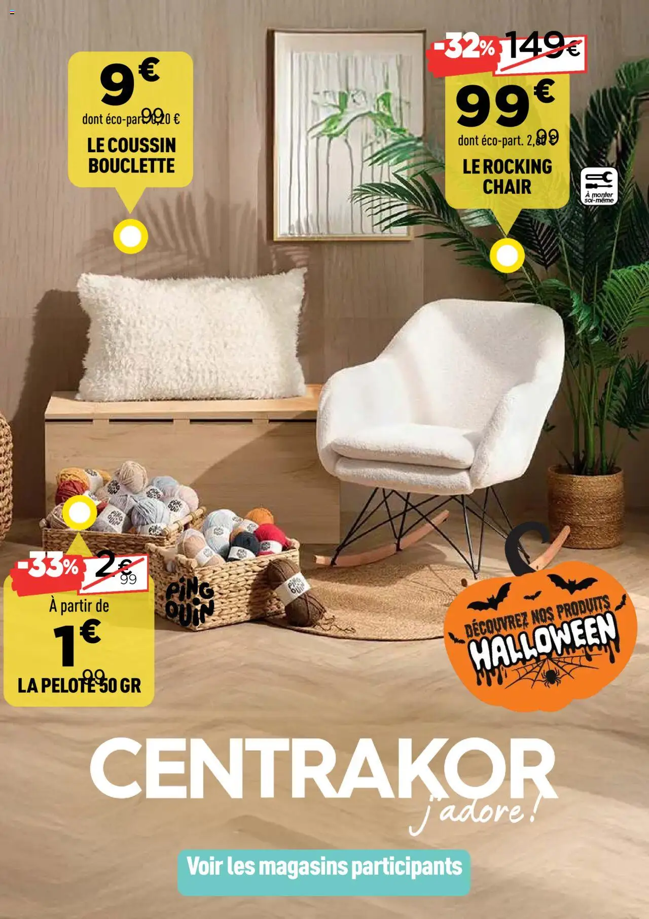 Intérieur Douillet + Halloween de la boutique Centrakor valable du 20/10/2025 - Page numéro 1