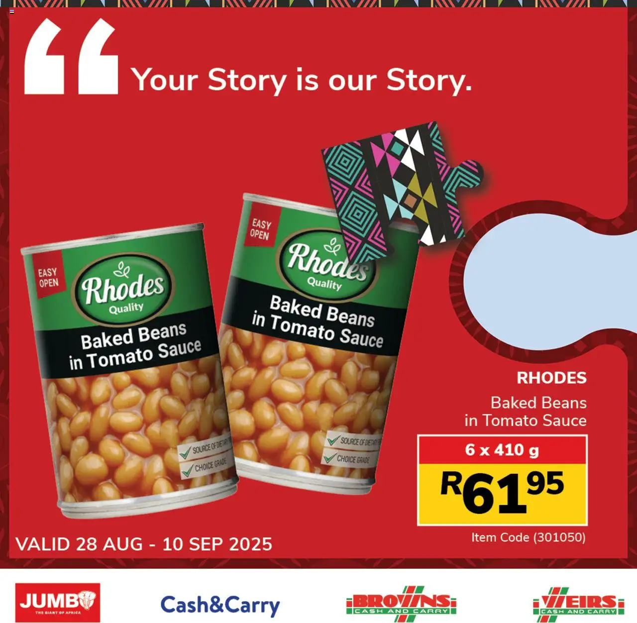Jumbo Specials from 28/08 - 10/09/2025 > Promotions