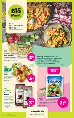 Vorschau von dem Prospekt des Geschäftes BioMarkt, gültig ab dem 27.08.2025