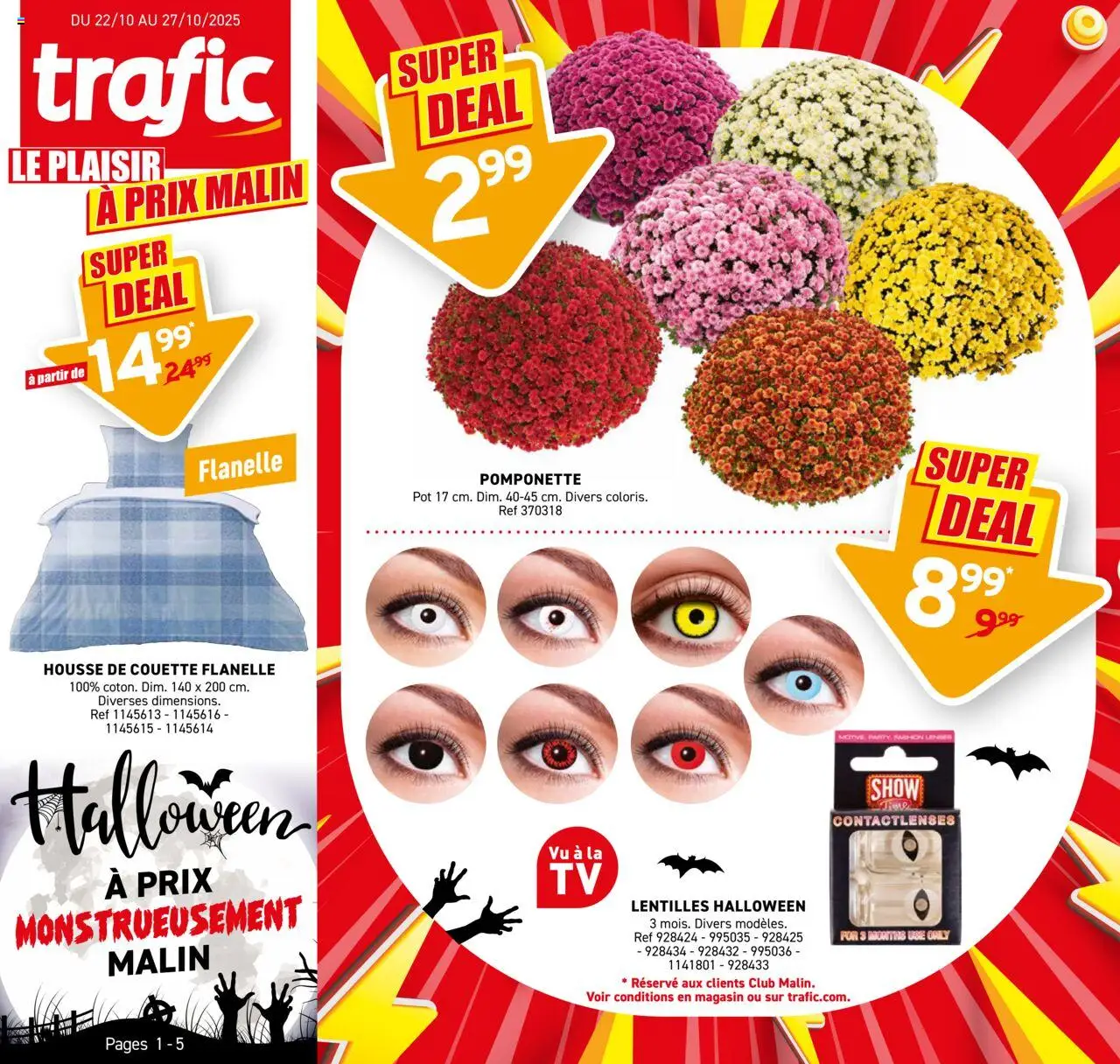 Trafic shop Publicité geldig vanaf 22/10/2025 - Paginanummer 1