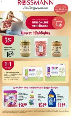 Vorschau von dem Prospekt des Geschäftes Rossmann, gültig ab dem 04.08.2025