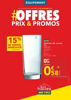 Prévisualisation de OFFRES Prix & Promos Equipement du magasin METRO formulaire valide 05/01/2026