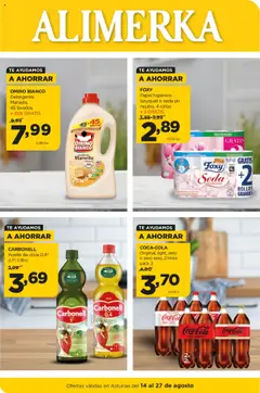 Vista previa del folleto de la tienda Alimerka válido desde el 14/08/2025 