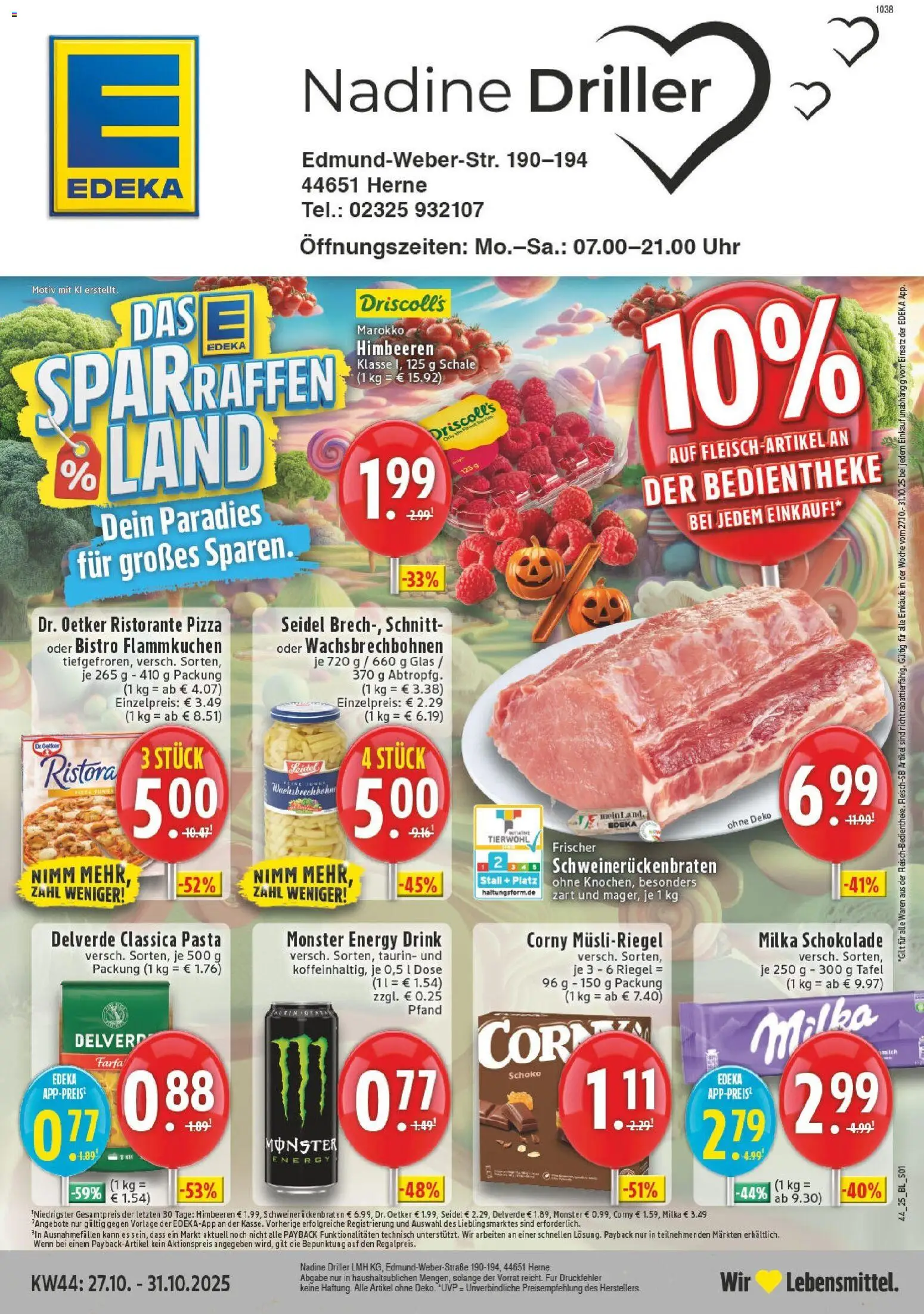 Vorschau von dem Prospekt des Geschäftes Edeka, gültig ab dem 26.10.2025