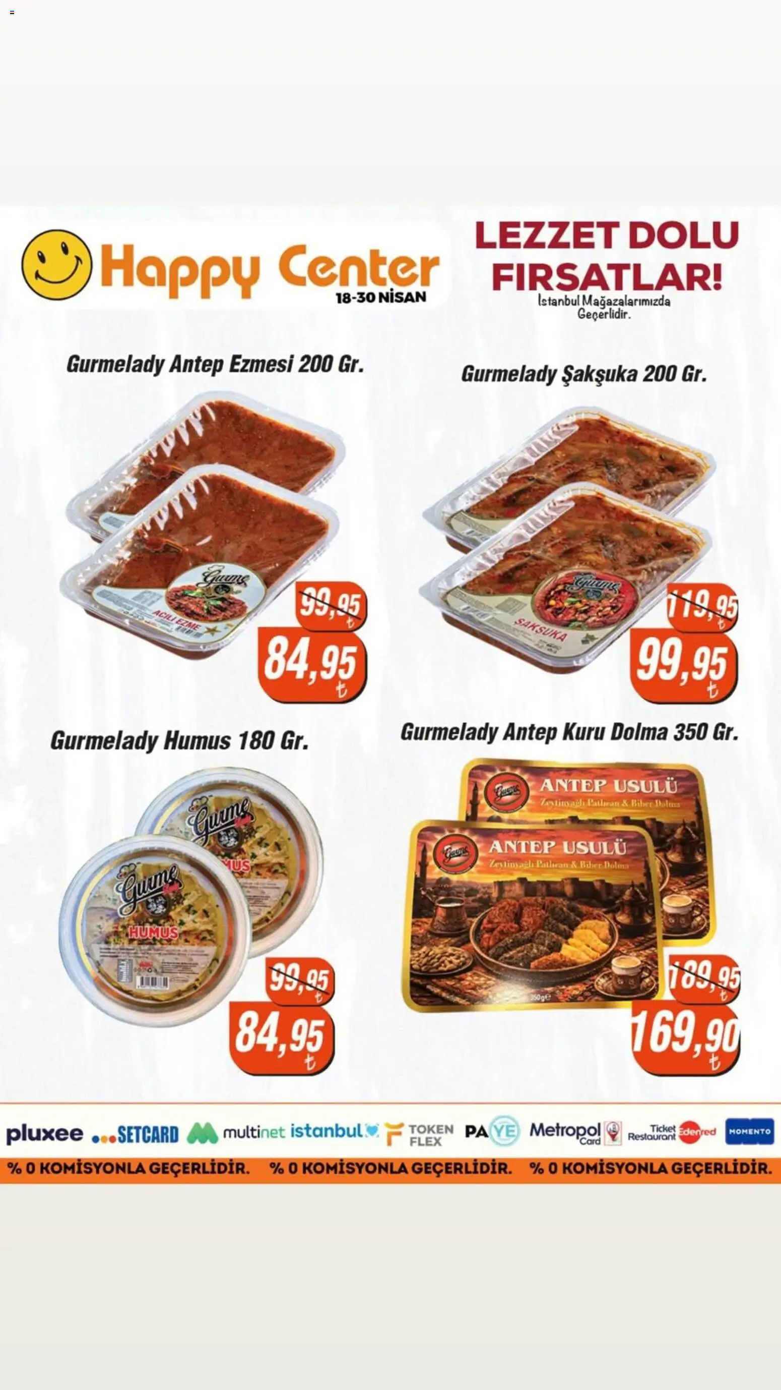 Happy Center Happy Center İndirim 18.04.2026 - Broşürünün önizlemesi