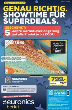 Vorschau von dem Prospekt des Geschäftes Euronics, gültig ab dem 04.12.2025