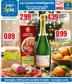 Anteprima dell'opuscolo Attuale volantino dal negozio Eurospin valido da 27/12/2025