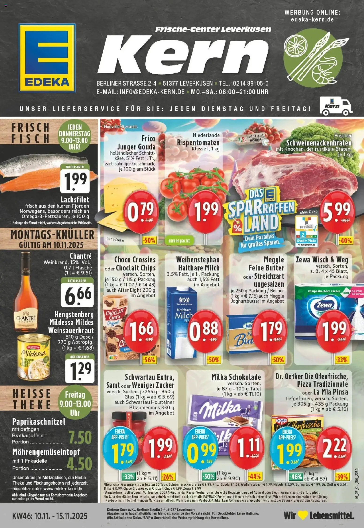 Vorschau von dem Prospekt des Geschäftes Edeka, gültig ab dem 09.11.2025