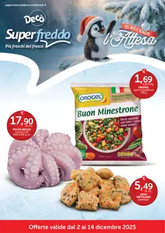 Anteprima dell'opuscolo Volantino Superfreddo dal negozio Decò valido da 02/12/2025