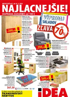Náhľad IDEA nábytok letáku platného od 01.03.2026