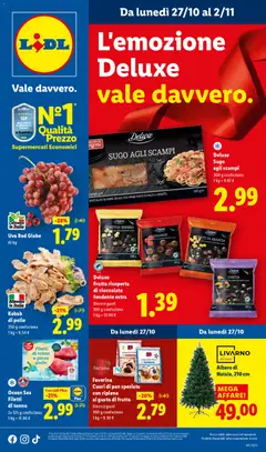 Anteprima dell'opuscolo Attuale volantino dal negozio Lidl valido da 27/10/2025
