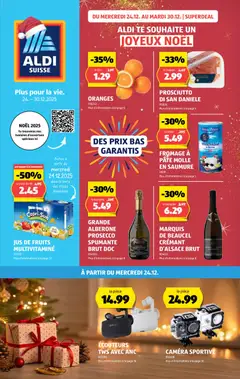Vorschau des Merkblatts Aktionen FR vom Shop Aldi gültig von 24.12.2025 bis 30.12.2025