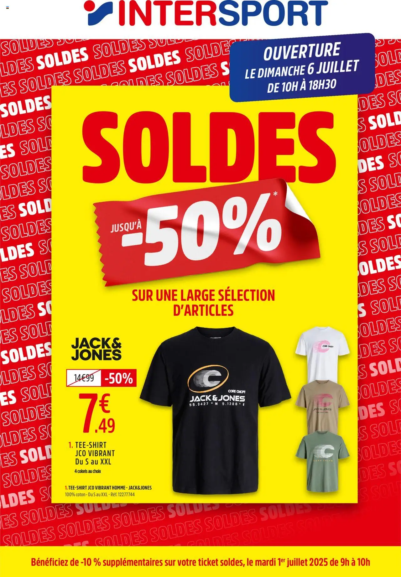 Intersport shop Publicité Arlon, Mons geldig vanaf 01/07/2025 - Paginanummer 1