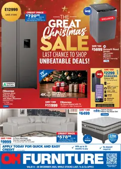 Preview of OK Furniture flyer valid from 08/12/2025