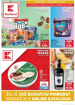 Pregled letka Kaufland katalog Zagreb-Barutanski Jarak trgovine Kaufland vrijedi od 01.04.2026