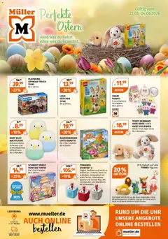 Vorschau von dem Prospekt des Geschäftes Müller, gültig ab dem 22.03.2026