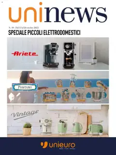 Anteprima dell'opuscolo Volantino Piccoli Elettrodomestici dal negozio Unieuro valido da 13/10/2025