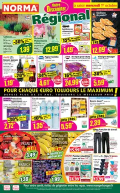 Prévisualisation de Catalogue du magasin Norma formulaire valide 01/10/2025