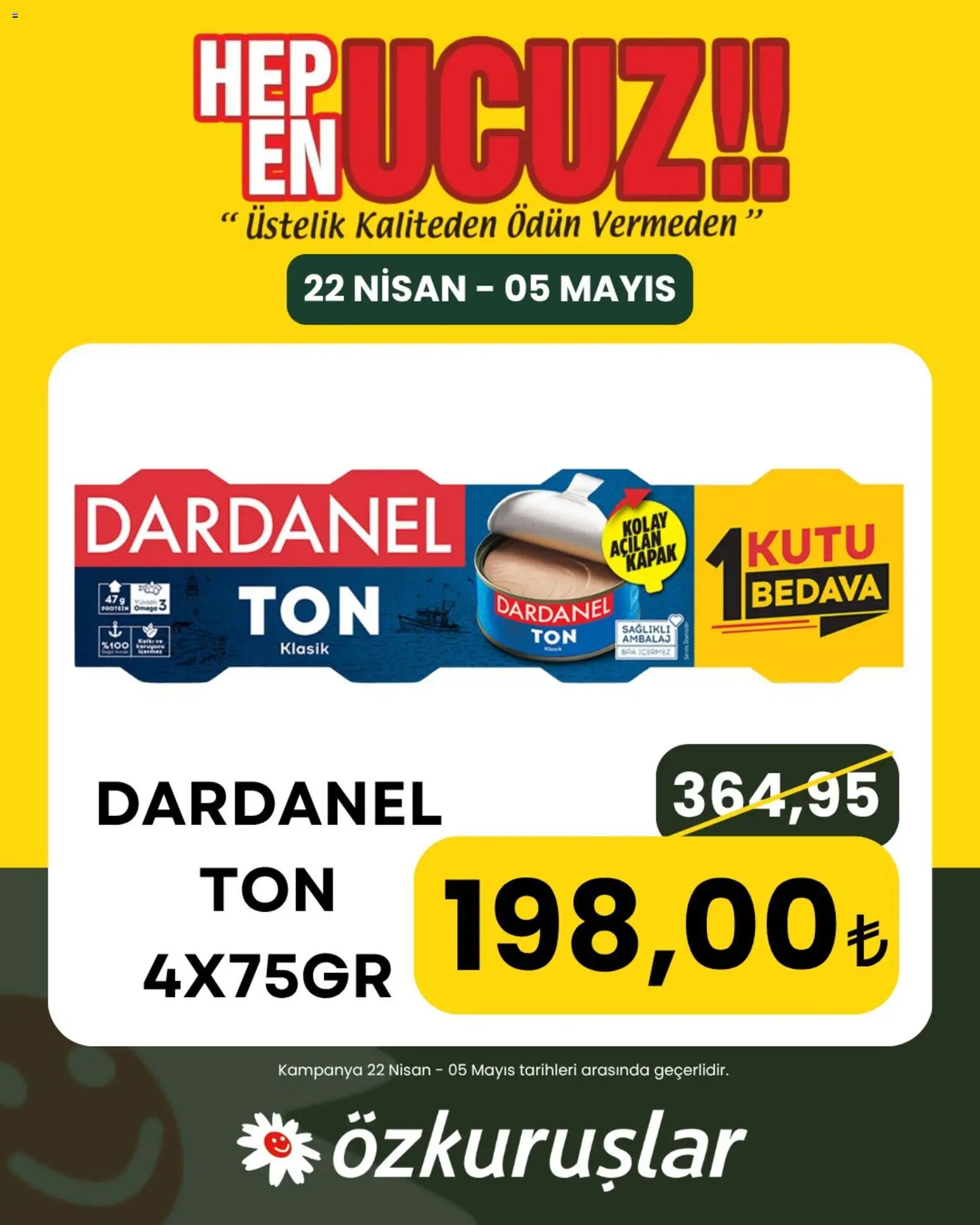 Özkuruşlar Özkuruşlar Katalog 22.04.2026 - Broşürünün önizlemesi