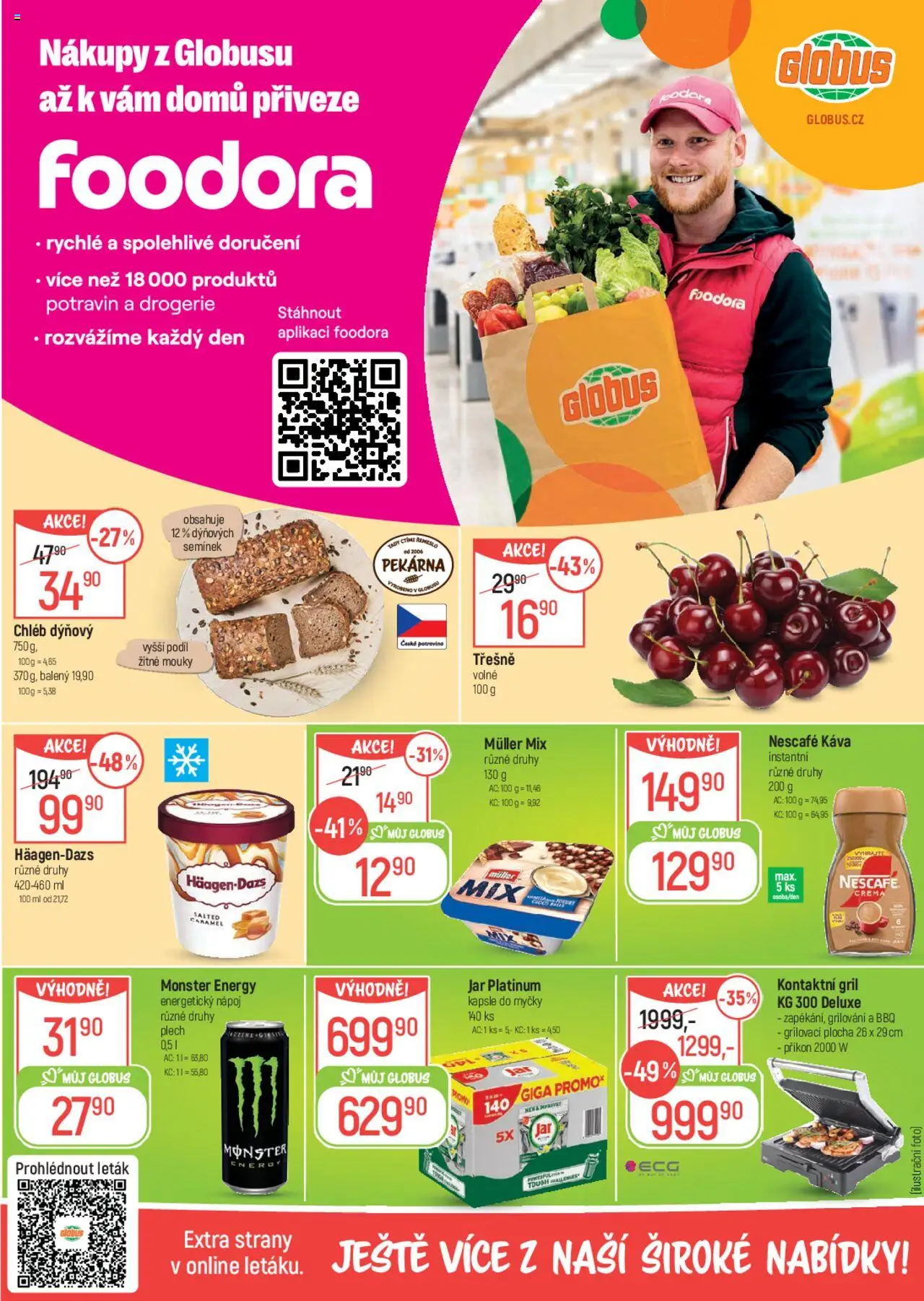  Globus leták od 18.06.2025 >> Akční nabídka "Leták" - strana 2 - Globus, Káva, Monster, Gril, Kontaktní gril, Jar, Energy drink, Jar kapsle