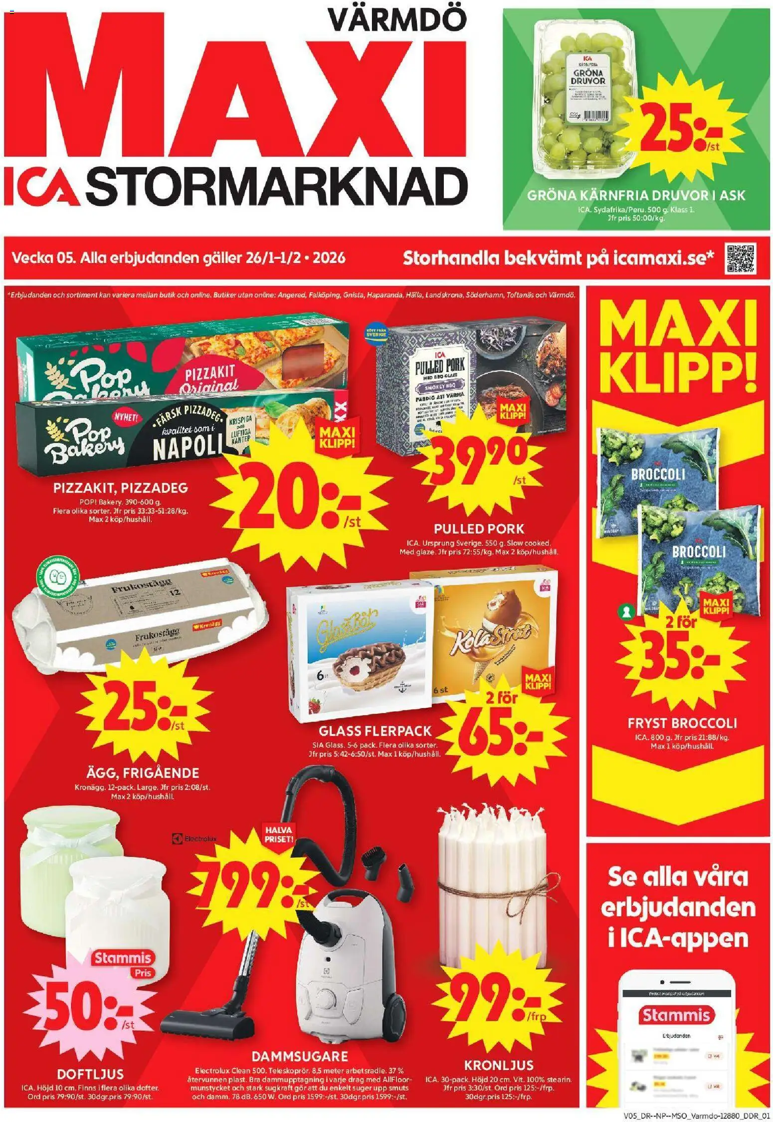 Förhandsgranska reklamblad Gustavsberg från butik ICA Maxi gäller från 26/01/2026