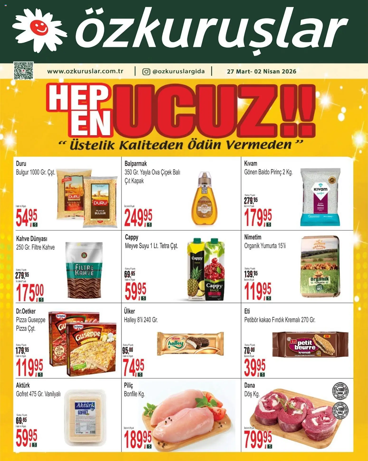 Özkuruşlar Özkuruşlar Katalog 27.03.2026 - Broşürünün önizlemesi