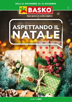 Anteprima dell'opuscolo Volantino Natale dal negozio Basko valido da 11/11/2025