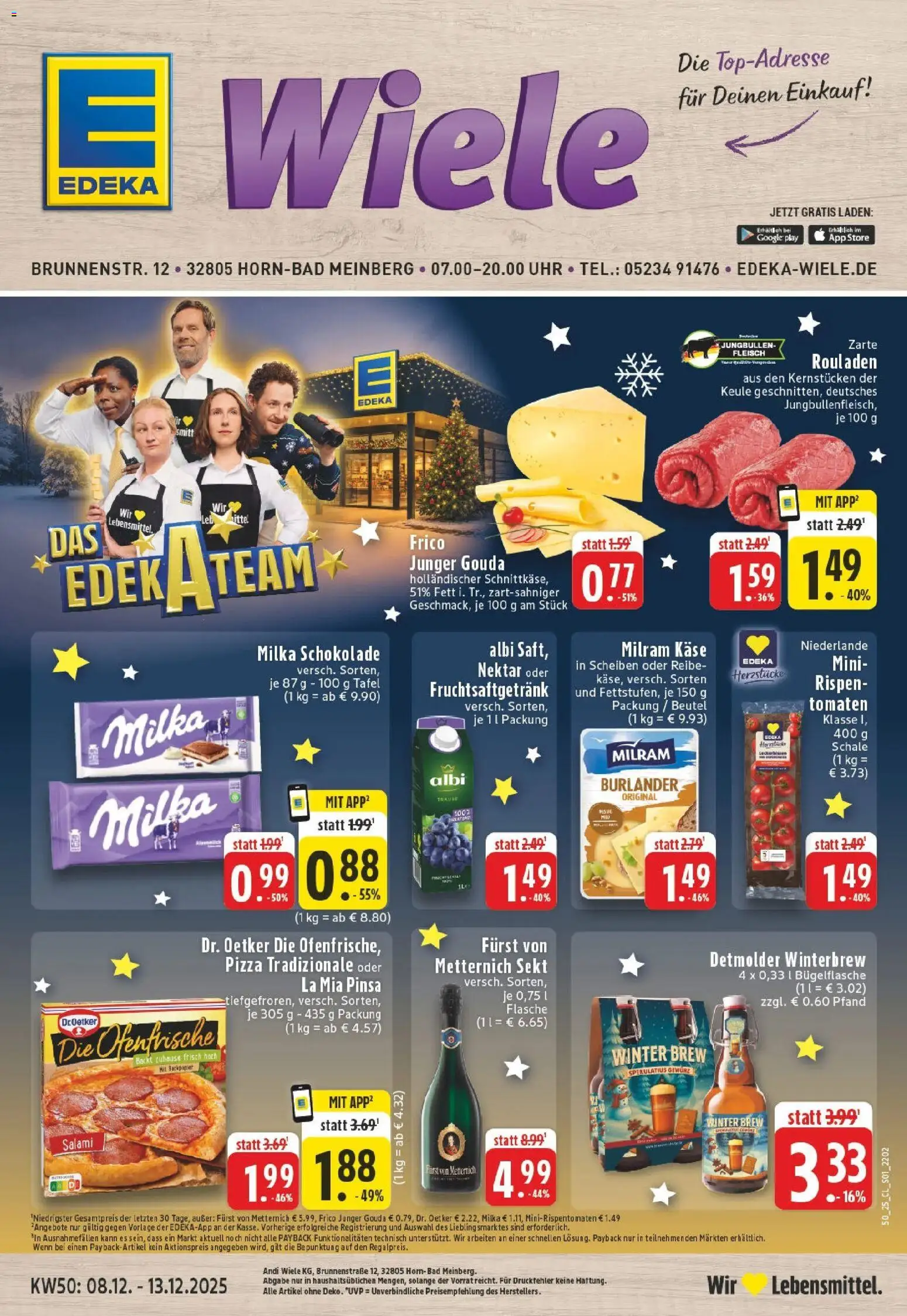 Vorschau von dem Prospekt des Geschäftes Edeka, gültig ab dem 07.12.2025