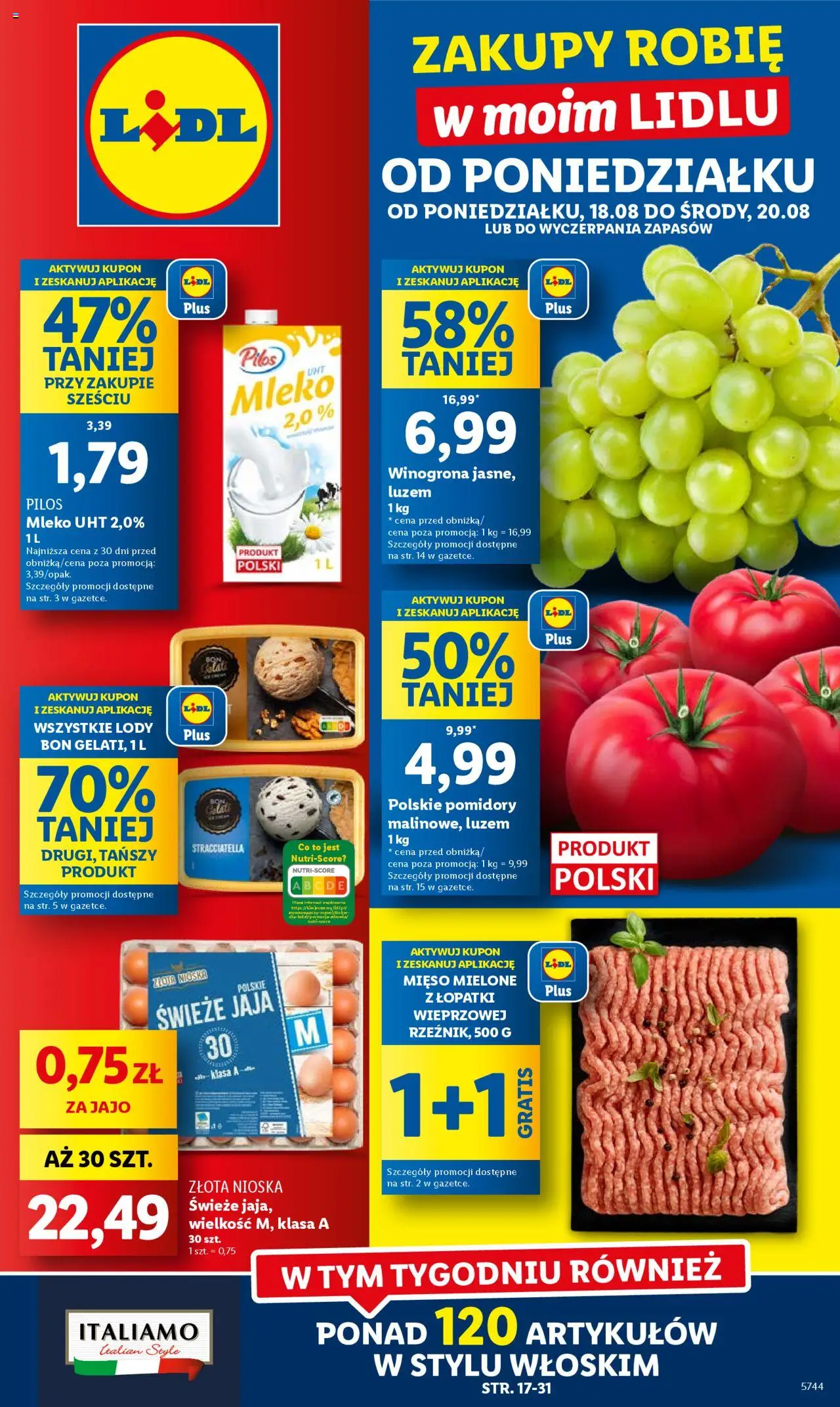 LIDL gazetka 18.08.2025 - 20.08.2025 - Najnowsza od czwartku - Numer strony 1