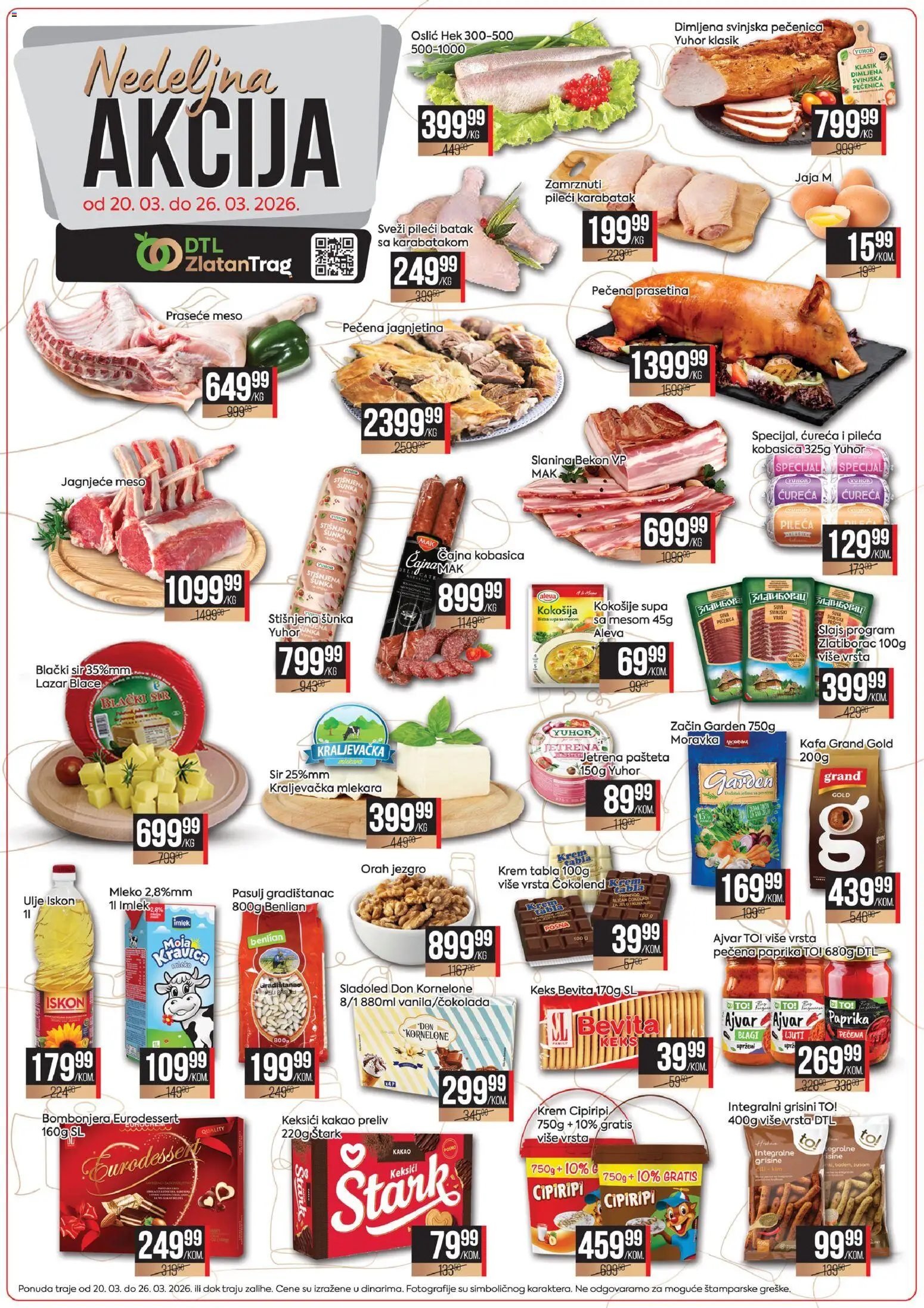Pregled Zlatan Trag kataloga - važi od 20.03.2026