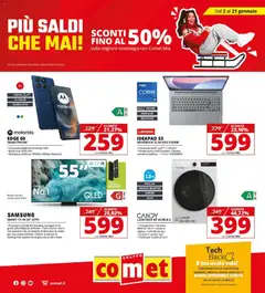Anteprima dell'opuscolo Saldi da Comet! dal negozio Comet valido da 02/01/2026