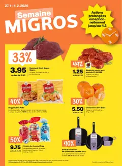 Vorschau des Merkblatts Aktionen FR vom Shop Migros gültig von 27.01.2026 bis 04.02.2026