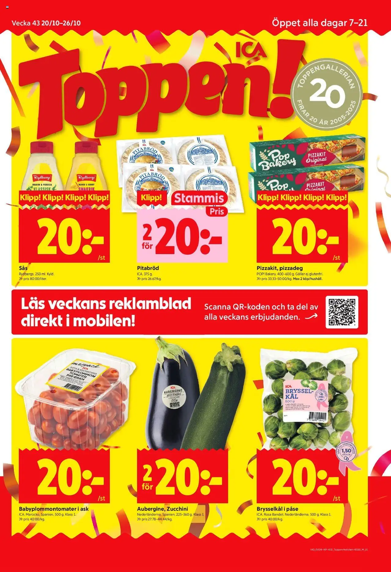 Höllviken är giltig 20/10 2025 > Veckans Erbjudanden gäller från 20/10/2025 till 26/10/2025 sidnummer 1