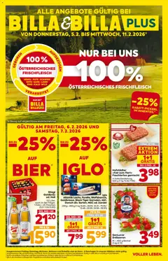 Vorschau der Angebote: Billa Salzburg gültig ab 05.02.2026