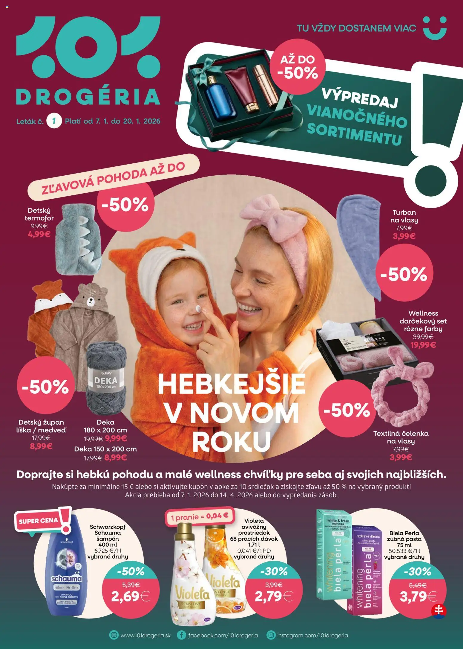 Náhľad 101 drogerie letáku platného od 07.01.2026