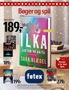 Eksempel på tilbudsavis Bøger og spil fra butik Føtex gyldig fra 31/10/2025