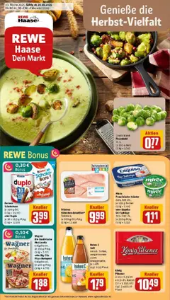 Vorschau von dem Prospekt des Geschäftes Rewe, gültig ab dem 19.10.2025