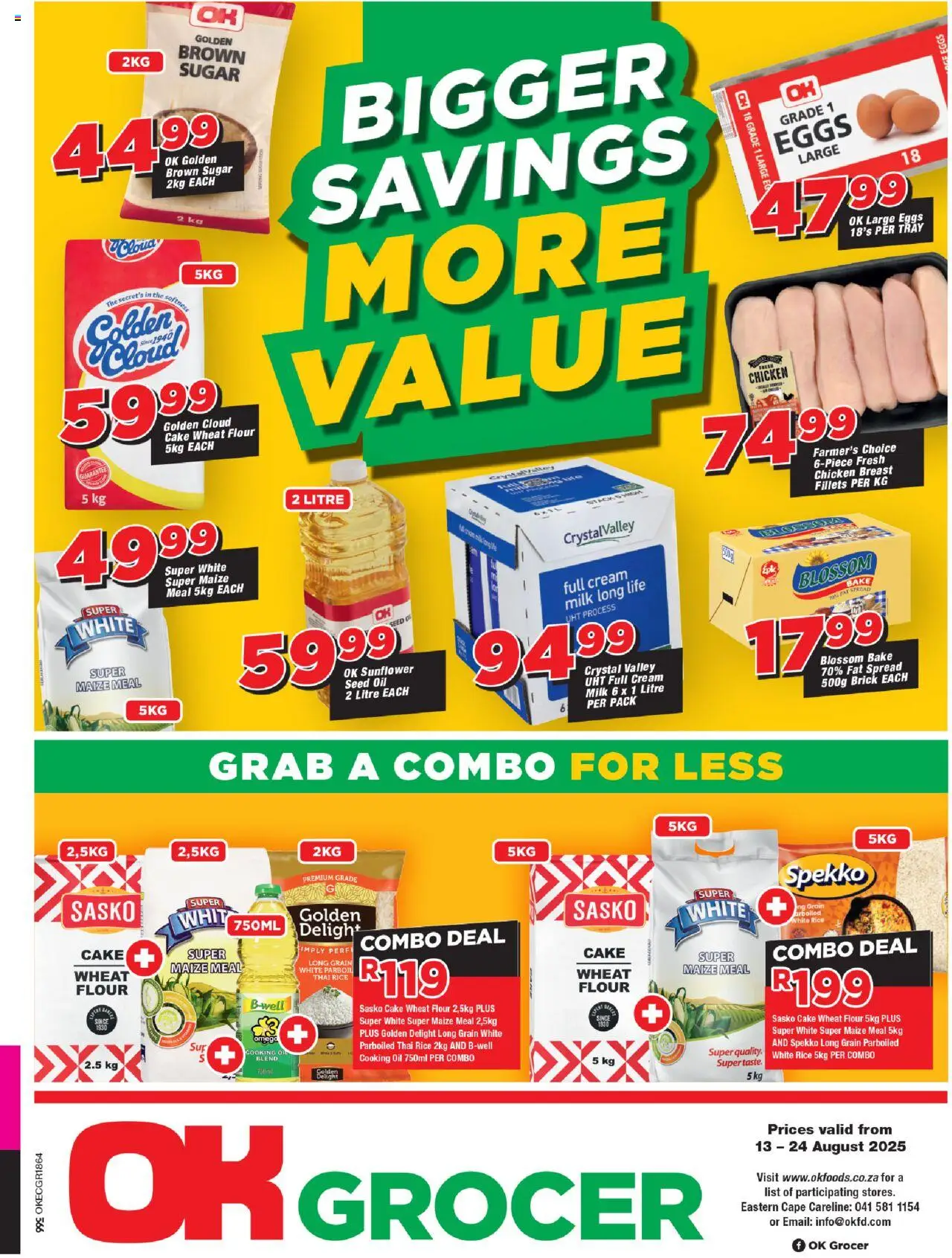 OK Foods Eastern Cape - OK Grocer from 13/08 - 24/08/2025 > Promotions