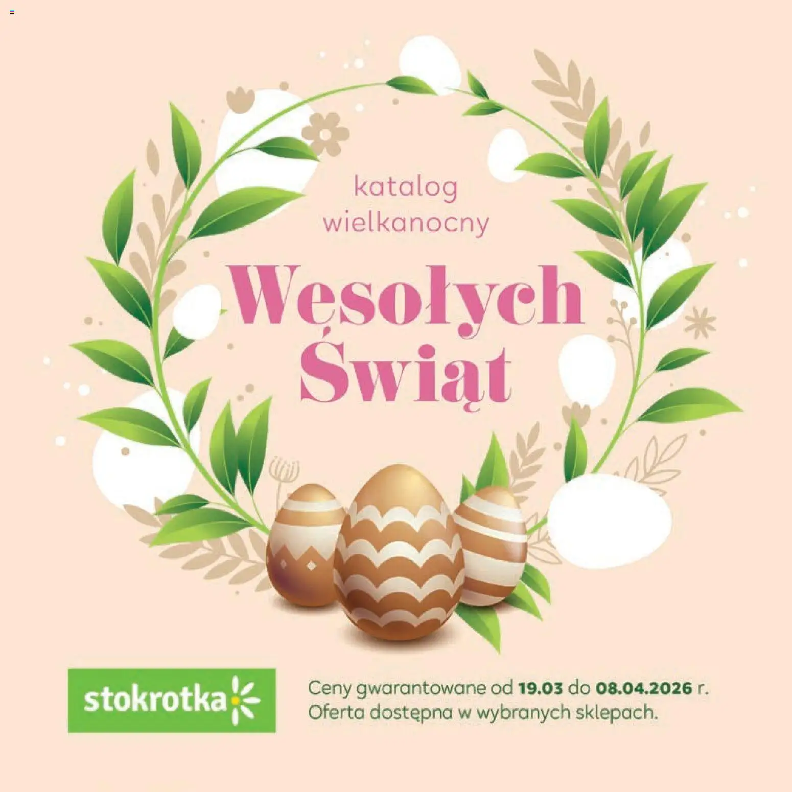 Pogląd gazetki "Stokrotka gazetka - Wielkanoc" ze sklepu Stokrotka ważnej od 19.03.2026