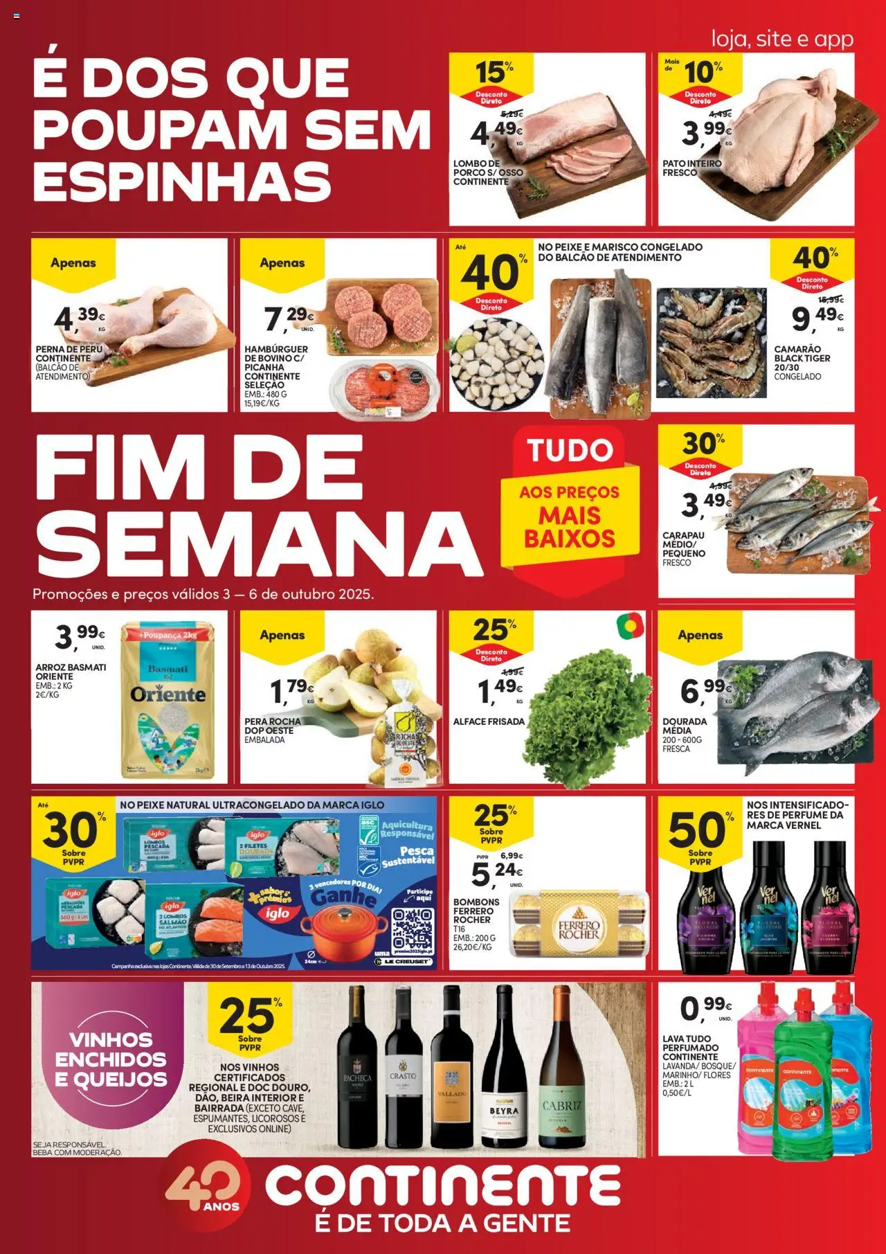 Continente Folheto de 03/10/2025 - catálogo esta semana - página 1
