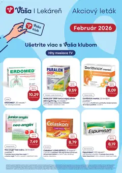 Náhľad Vaša lekáreň letáku platného od 01.02.2026