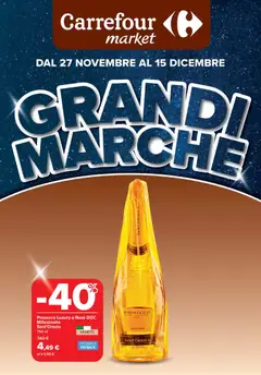 Anteprima dell'opuscolo Volantino Market - Grandi Marche - Milano dal negozio Carrefour valido da 27/11/2025