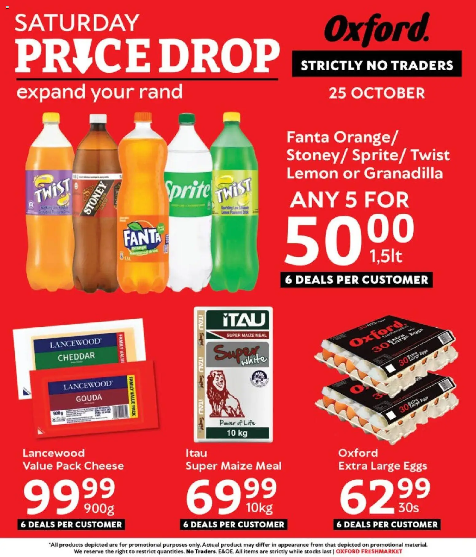 Oxford Freshmarket Price Drop from 25/10 - 25/10/2025 > Promotions
