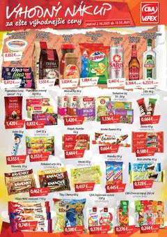 Náhľad CBA Verex letáku platného od 02.10.2025
