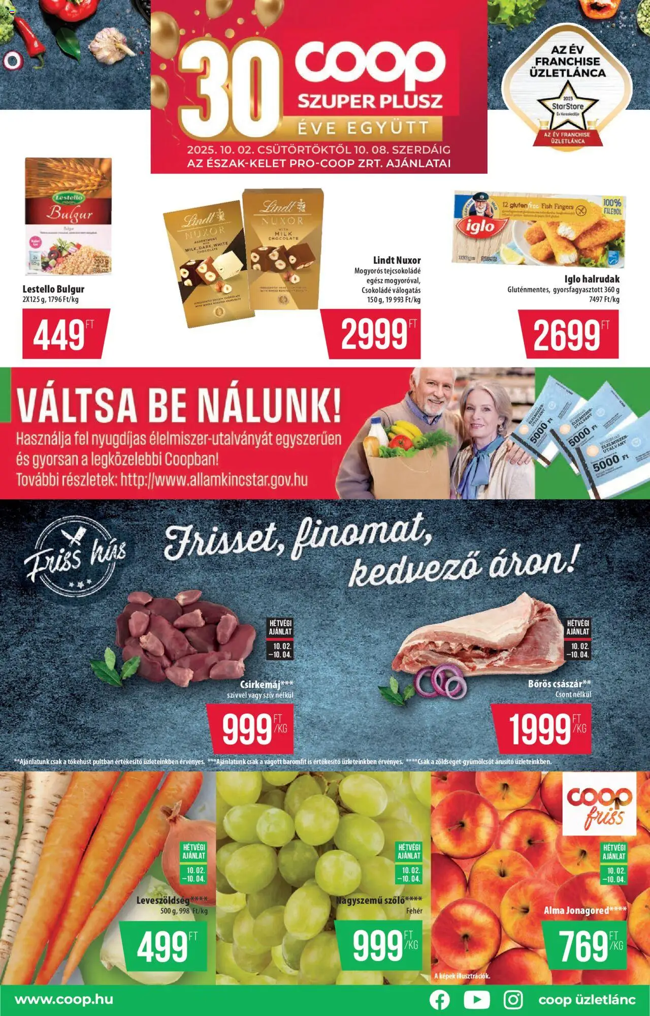 COOP aktuális szórólap, érvényes 2025.10.02.-től - 1 oldal