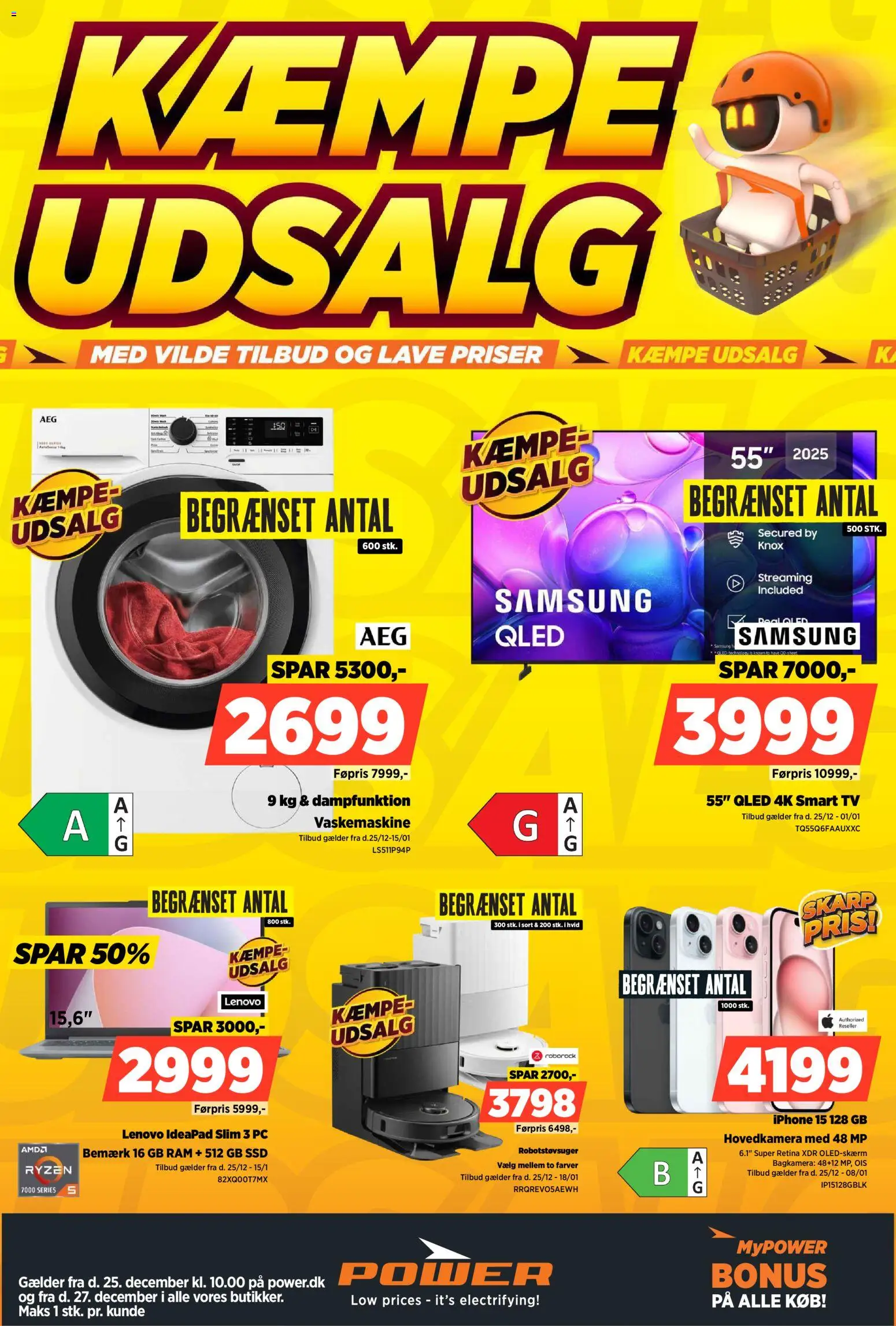 Eksempel på tilbudsavis Tilbudsavis fra butik Power gyldig fra 25/12/2025