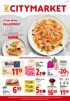 Kaupan K-Citymarket Tarjoukset esikatselu, voimassa 31/07/2025
