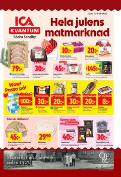 Förhandsgranska reklamblad Södra Sandby från butik ICA Kvantum gäller från 08/12/2025