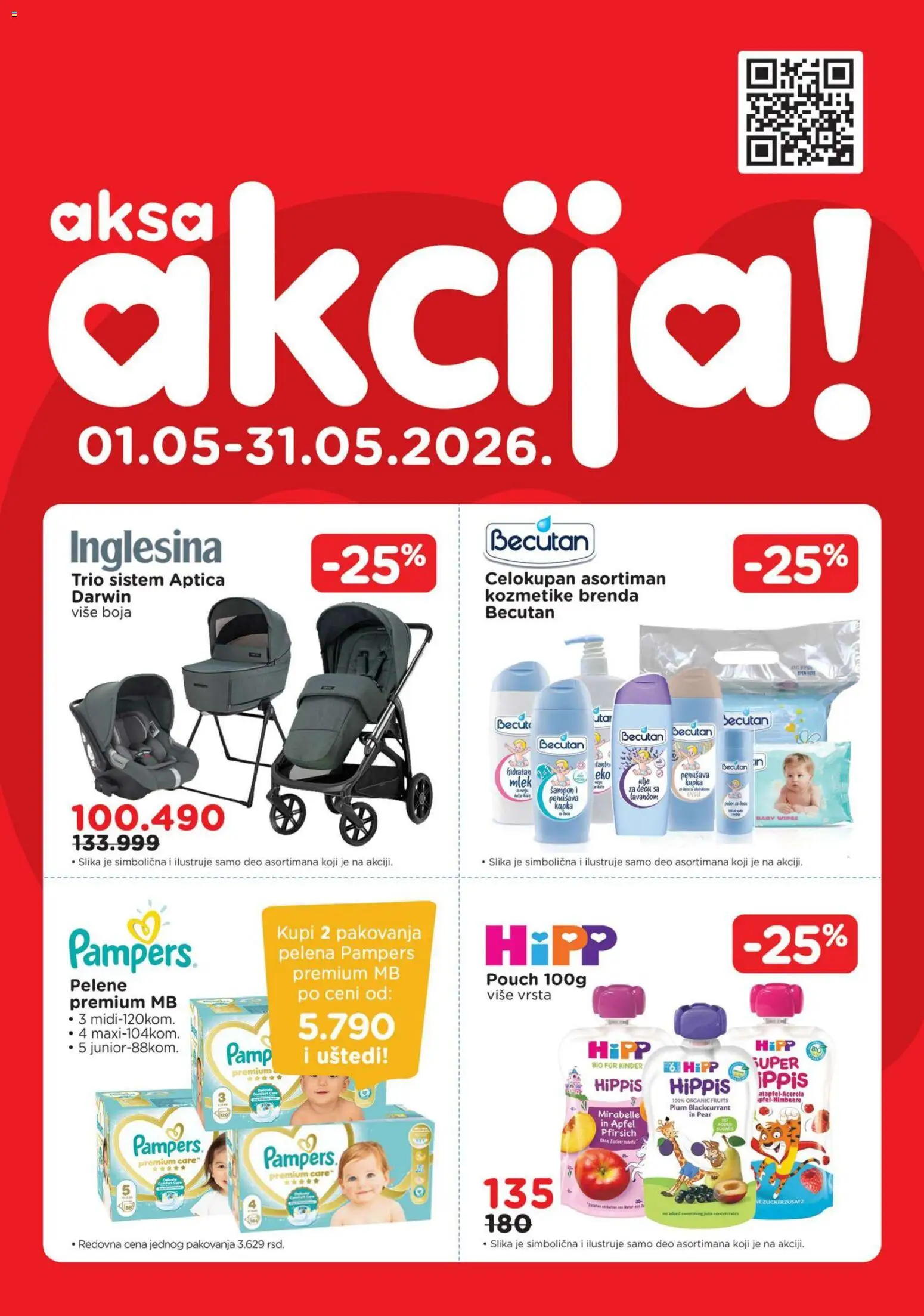 Pregled Aksa kataloga - važi od 01.05.2026