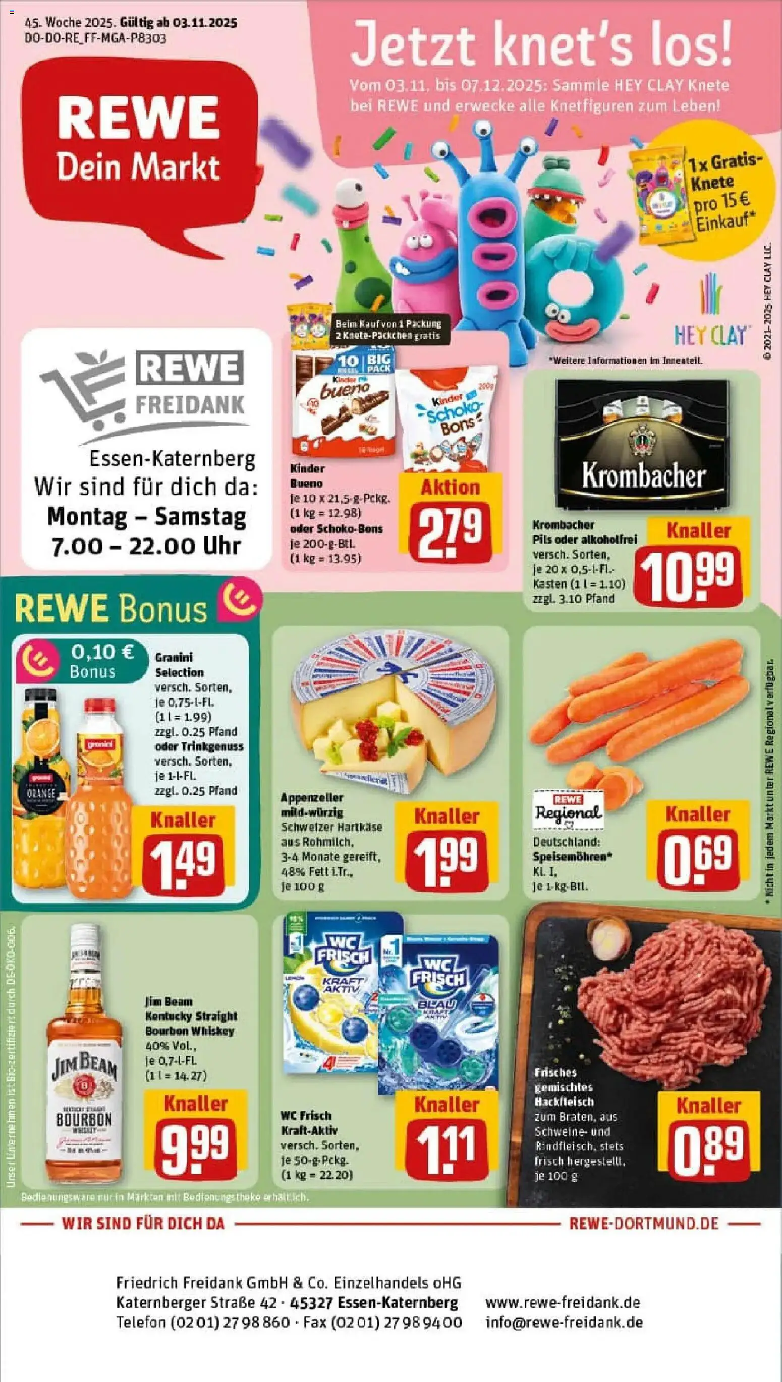 Vorschau von dem Prospekt des Geschäftes Rewe, gültig ab dem 03.11.2025